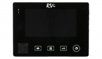 Видеодомофон RVi-VD2 LUX (черный) с вызывной панелью RVi-305