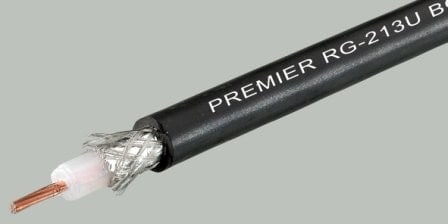 Кабель RG-213/U BC BK коаксиальный 50 Ом медный черный 