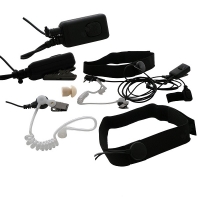 Тактическая ларингофонная гарнитура Kenwood EMP-3K  (ларингофон) скрытого ношения с выносной кнопкой на липучке